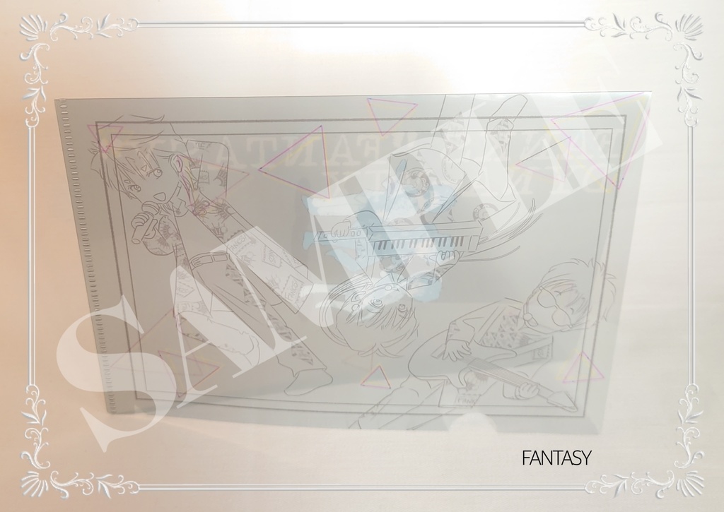 3人組ミニクリアファイル