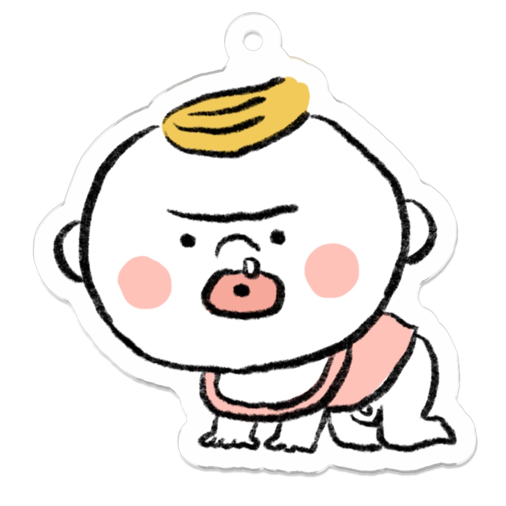 ばぶたんアクリルキーホルダー