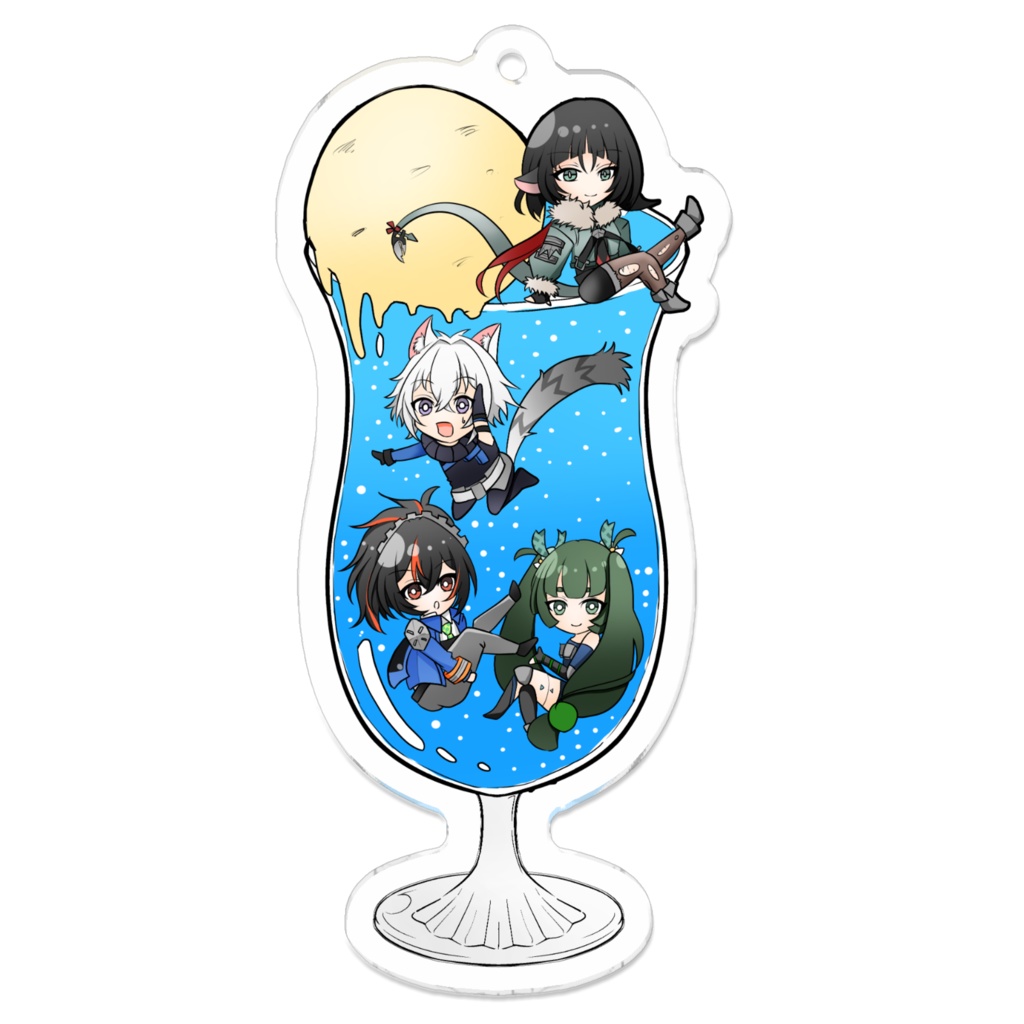 治安局アクリルキーホルダー