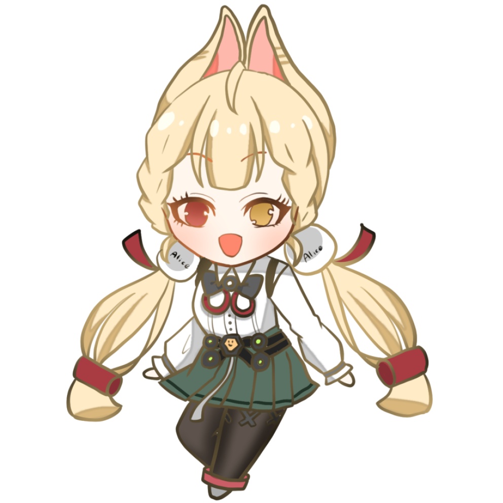 アリスアクリルキーホルダー