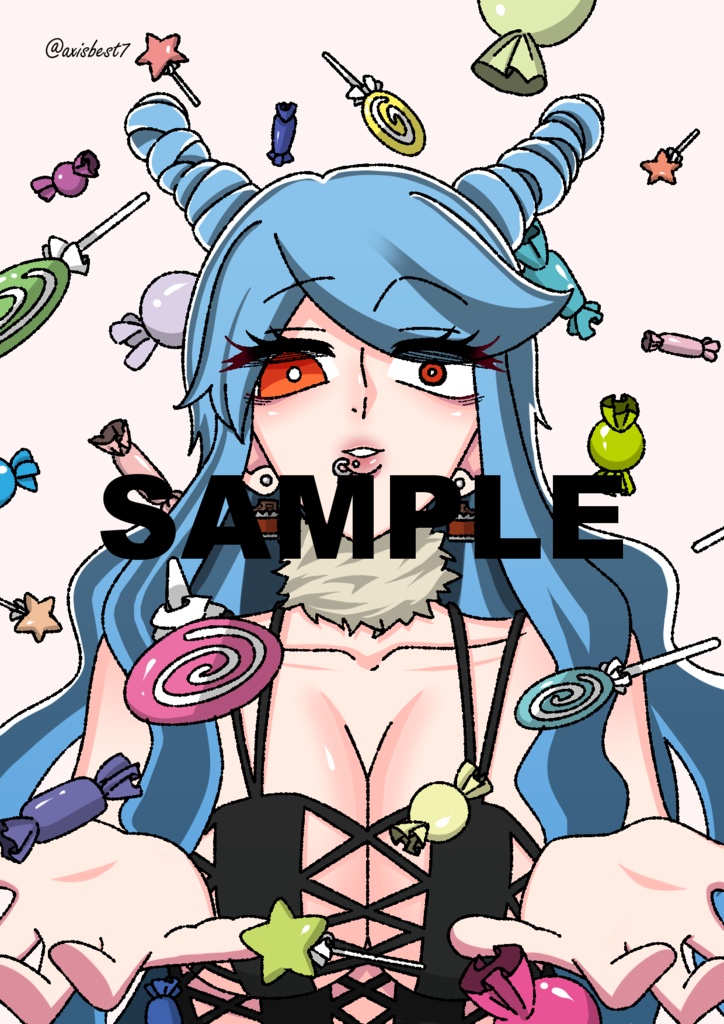 アクシスベスト ポストカード（ベルゼブブ）