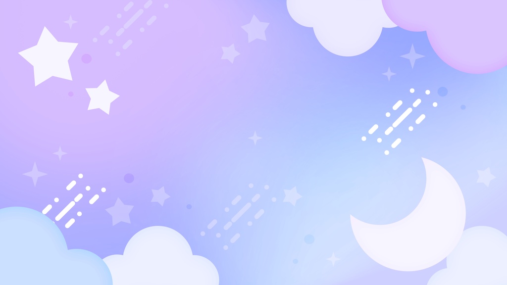 【無料】ゆめかわいい背景画像【4バリエーションおまけ入り】