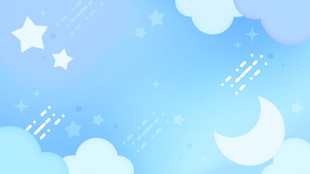 【無料】ゆめかわいい背景画像【4バリエーションおまけ入り】