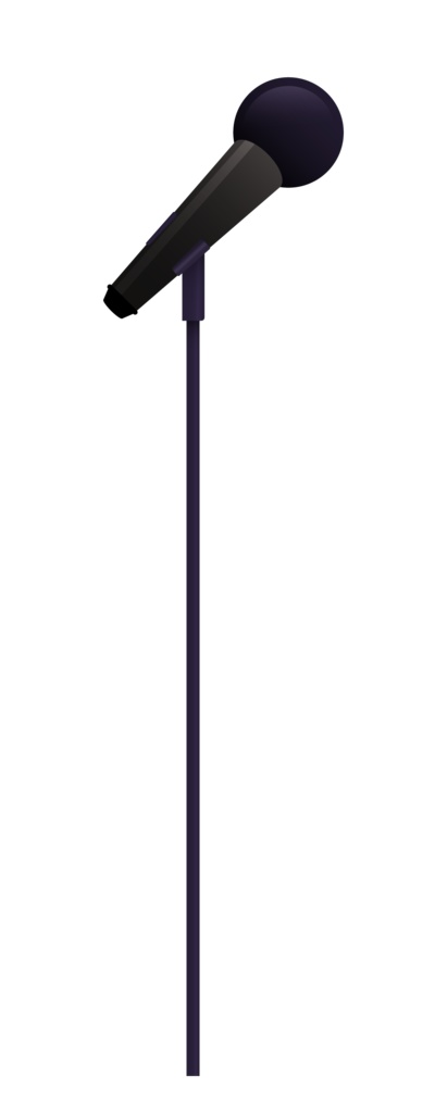 【無料】シンプルスタンドマイク【4色入り】