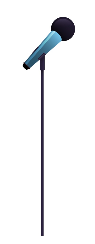 【無料】シンプルスタンドマイク【4色入り】