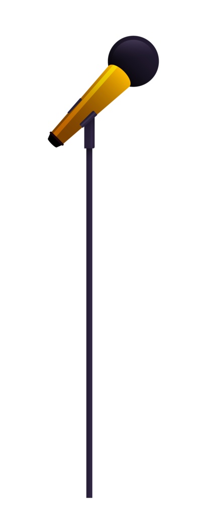 【無料】シンプルスタンドマイク【4色入り】