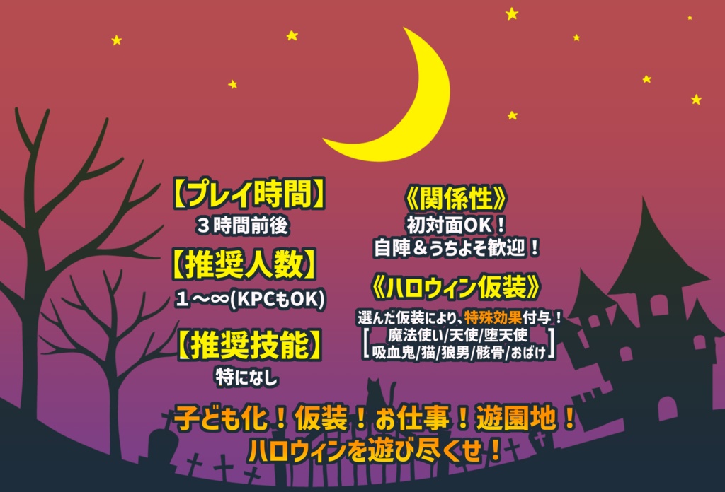 【CoC6版】リトルハロウィンナイト【茶番】