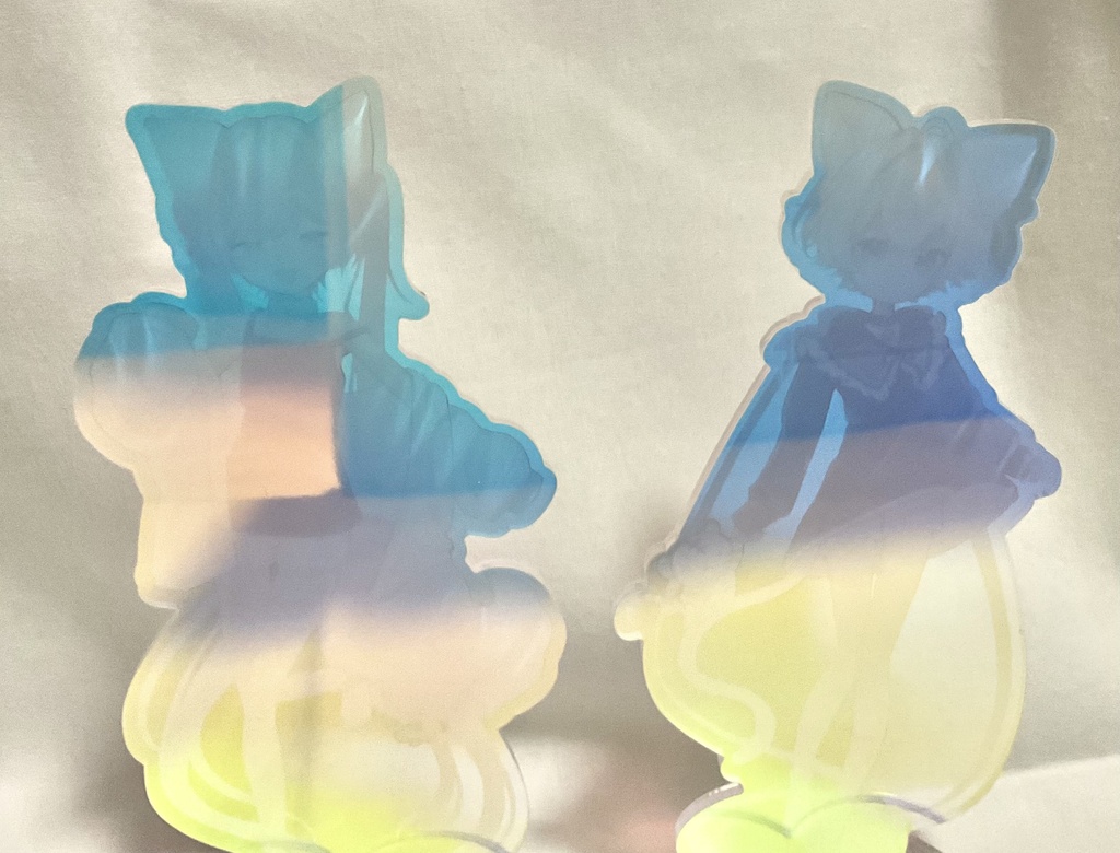 優雨ナト オーロラアクリルスタンド 140×70mm