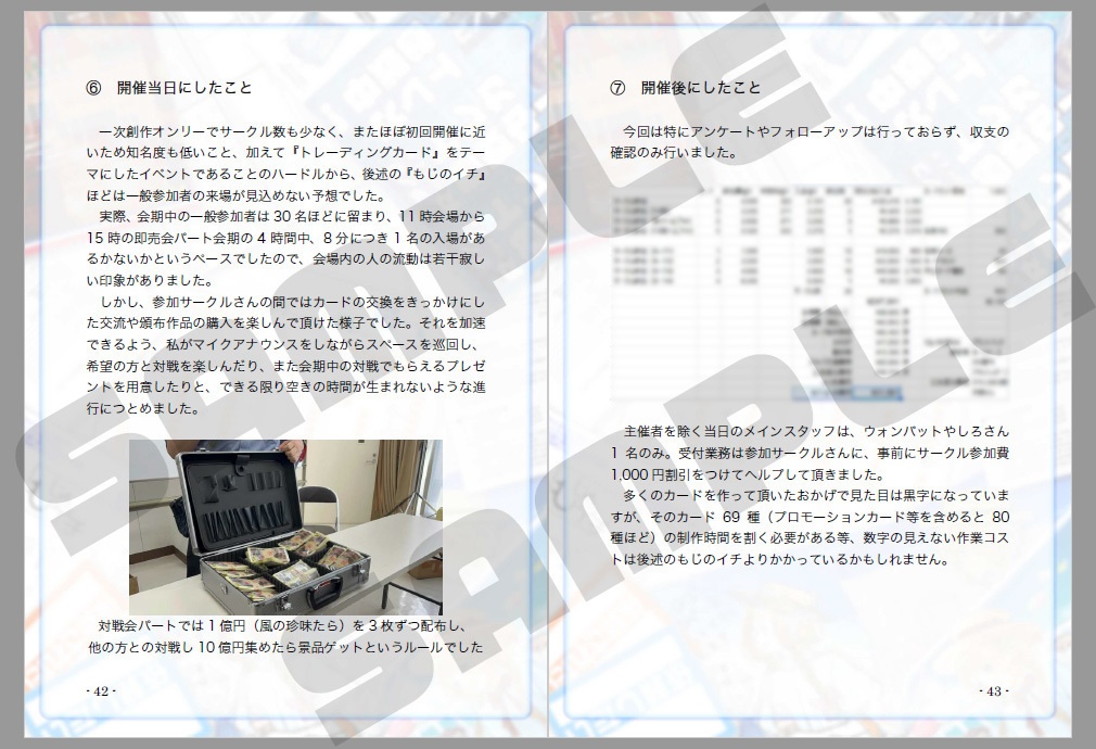 もじのイチのつくりかた~小さな創作同人誌即売会立ち上げレポート~