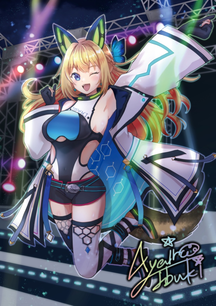 彩色いぶき2025年星誕祭・ライブ（？）記念A4クリアポスター