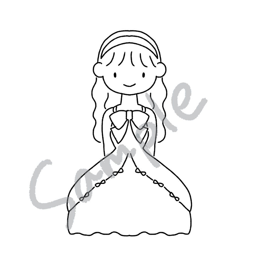 プリンセスぬりえセット