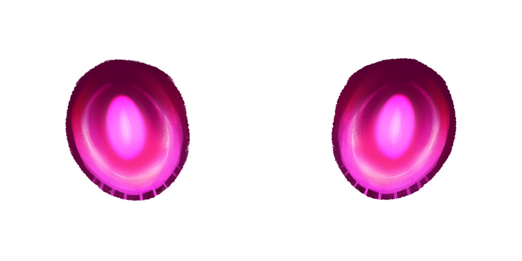 Demon Eyes - Pink/Red