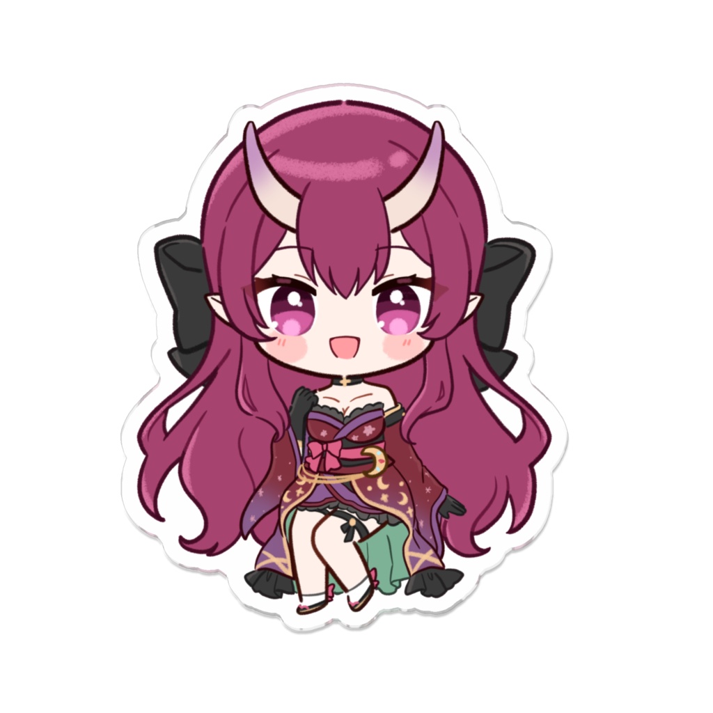 【半年記念グッズ】はりつくるなさん【アクリルバッジ】