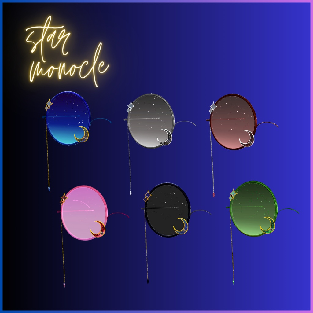 Night silkhat Star monokle