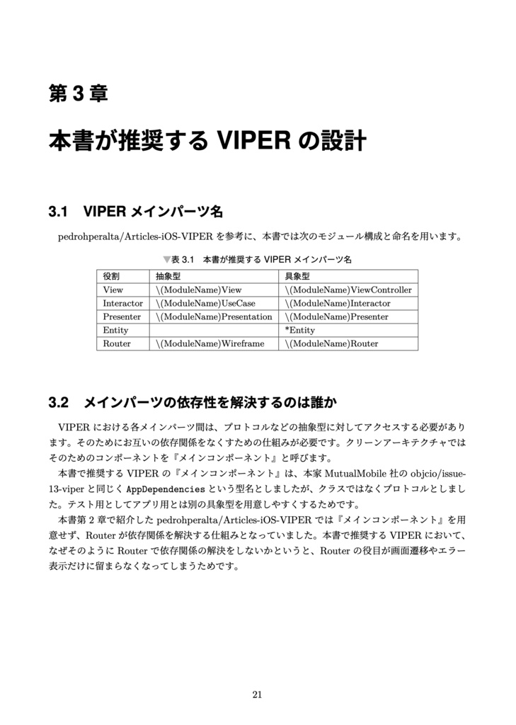 VIPER研究読本1 クリーンアーキテクチャ解説編