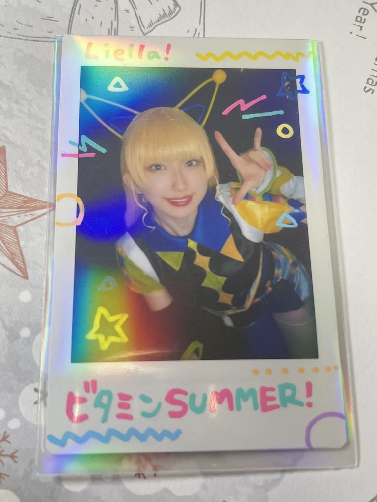 平安名すみれ　チェキ　ビタサマ