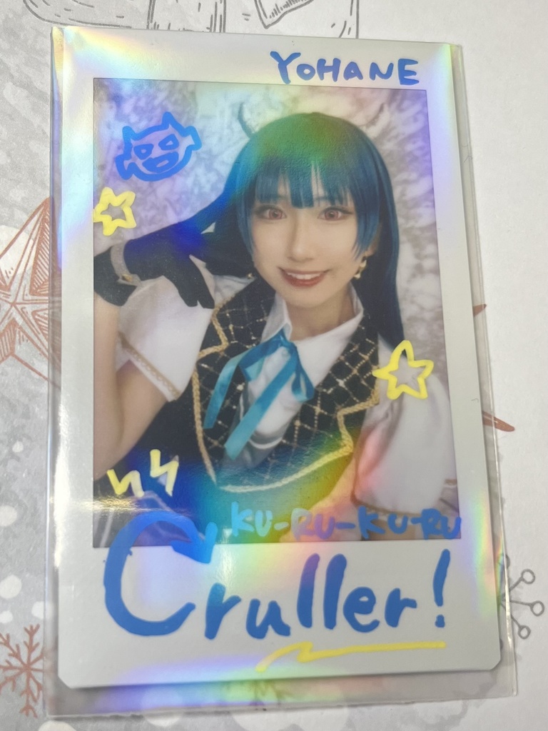 津島善子　チェキ　KU-RU-KU-RU Cruller!