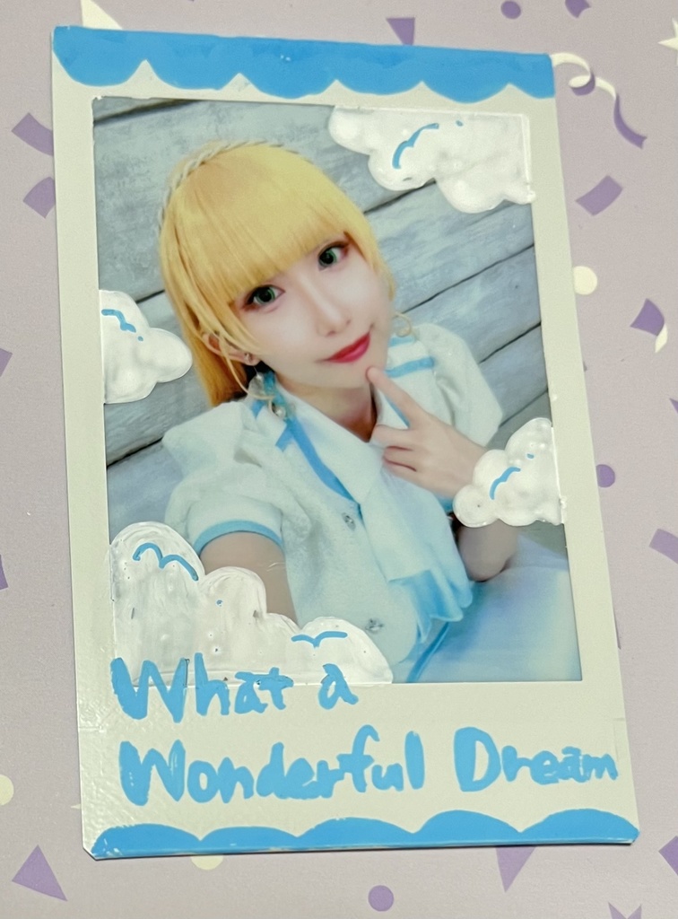 平安名すみれチェキ　What a Wonderful Dream