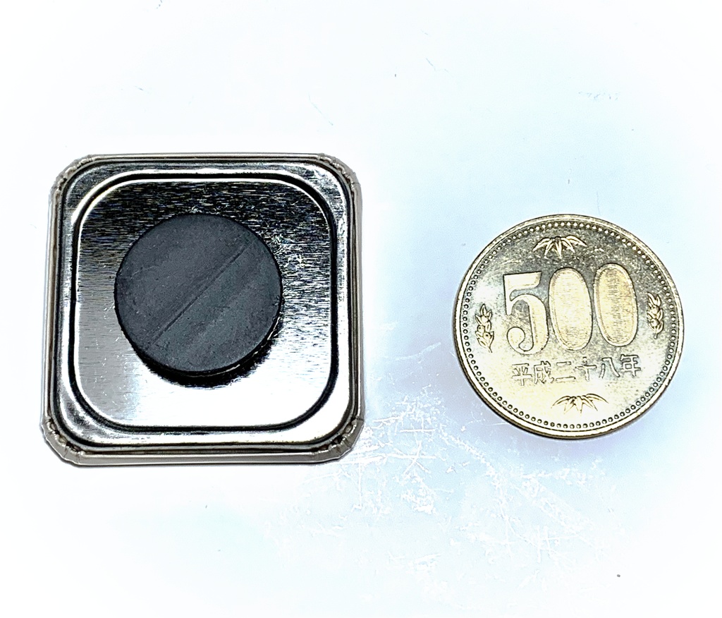 切手風缶マグネット