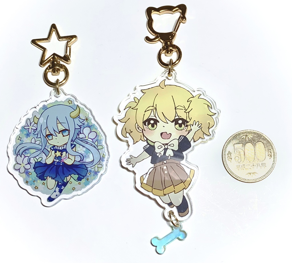 アクリルキーホルダー各種