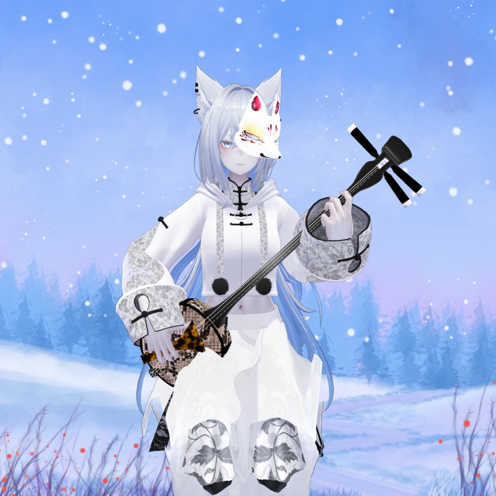 🎵三味線🎵 3Dモデル MA対応