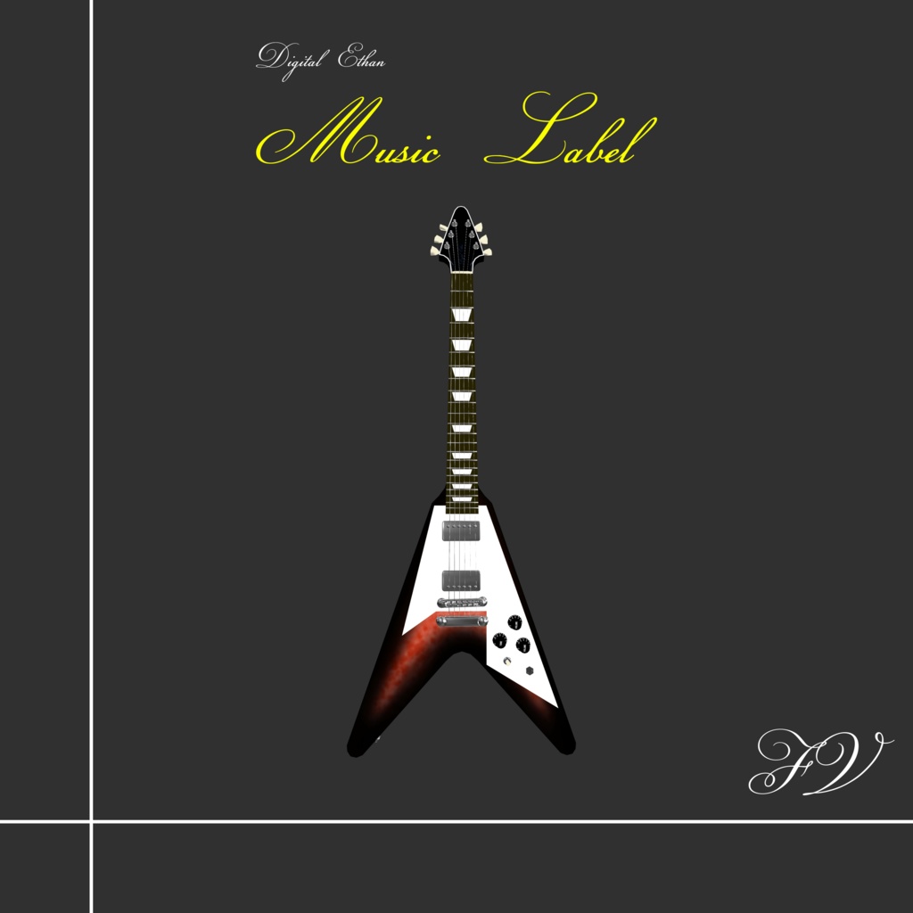 🎸ギター🎸 Type FV 3Dモデル