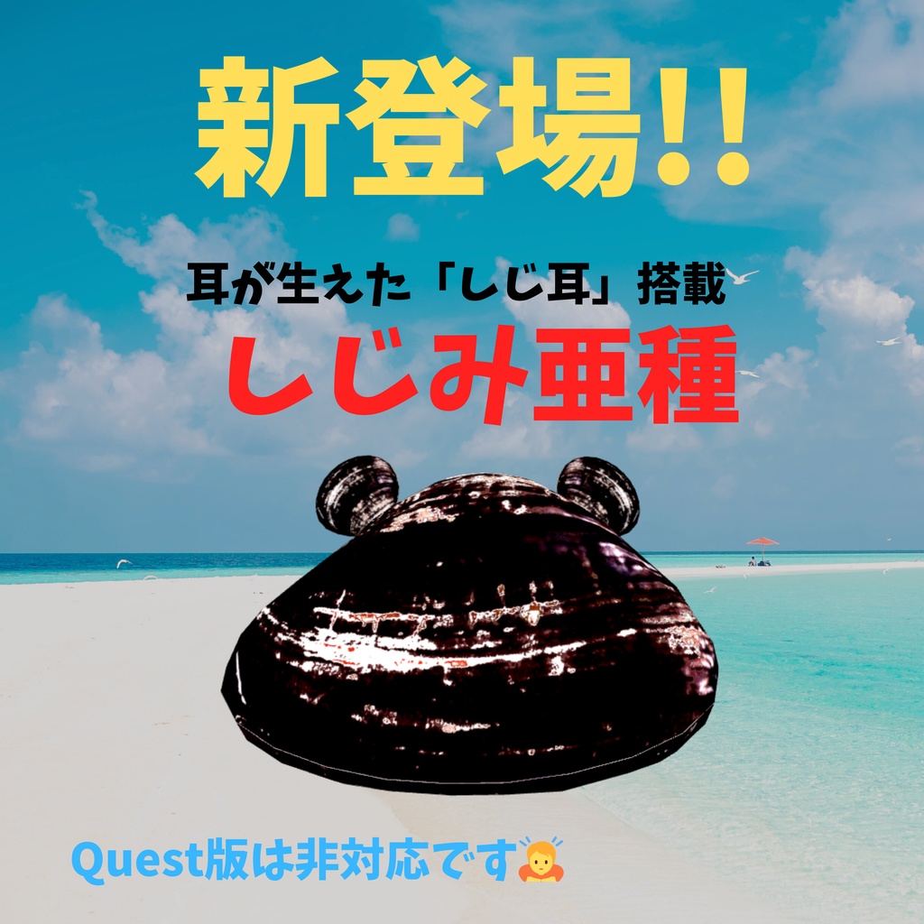 オリジナル3Dアバター 貝