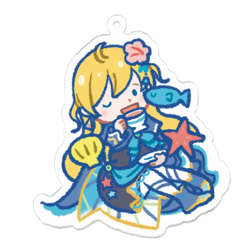デフォルメ六花アクキーB