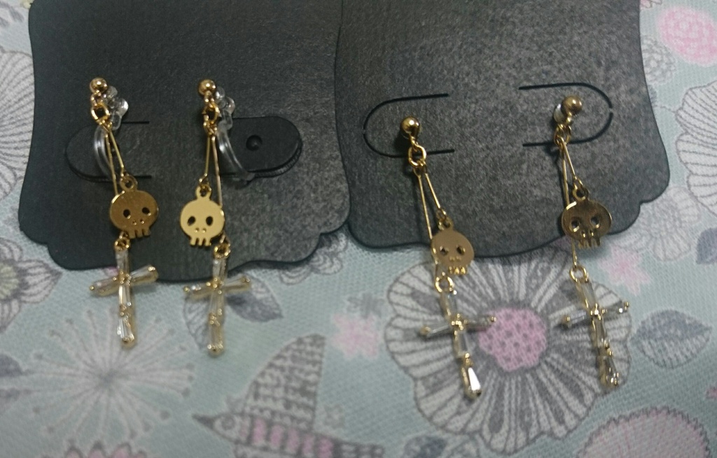 おそ松さん カラ松イメージ ピアス イヤリング Niningashi Booth