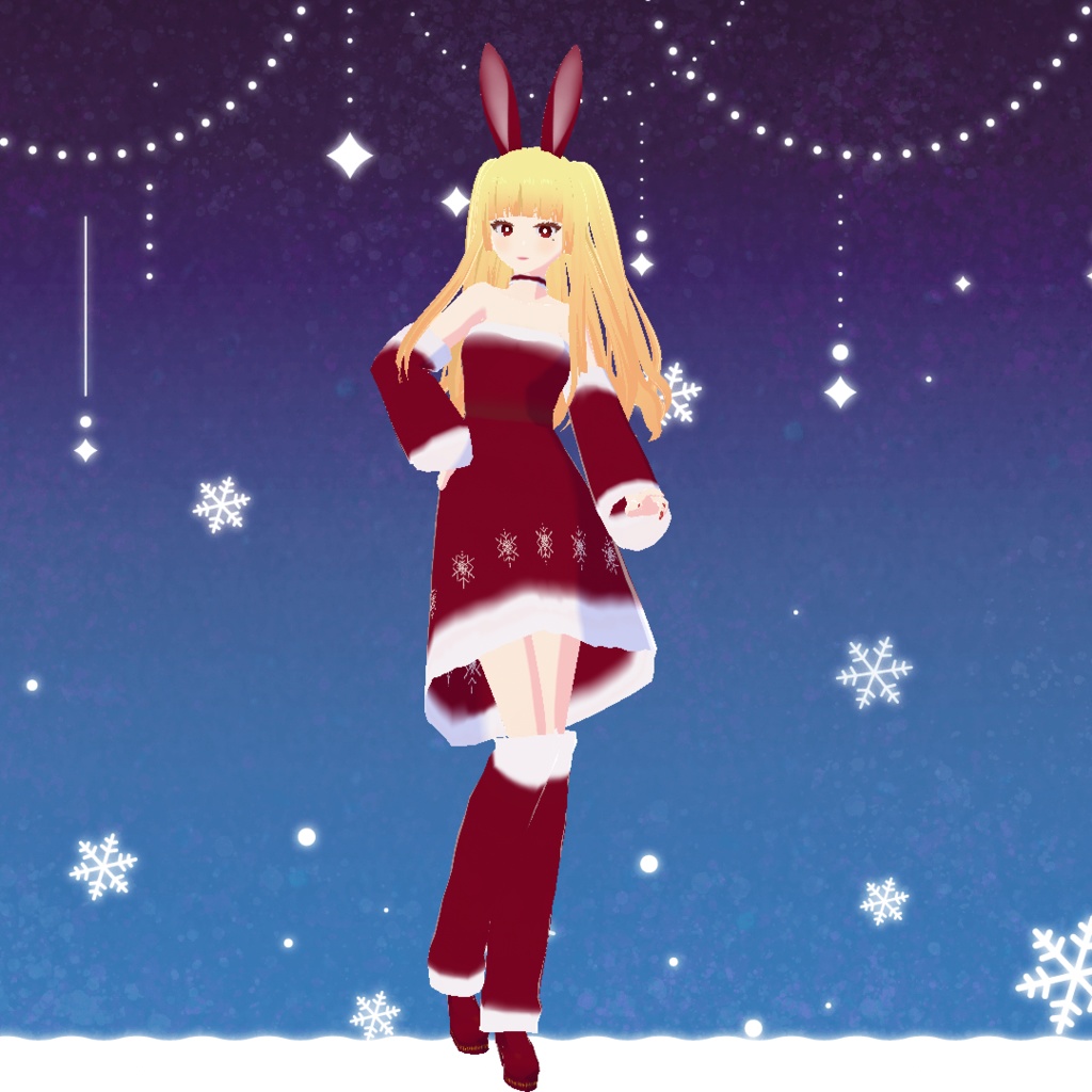 【VRoid】サンタコスチューム・クリスマス