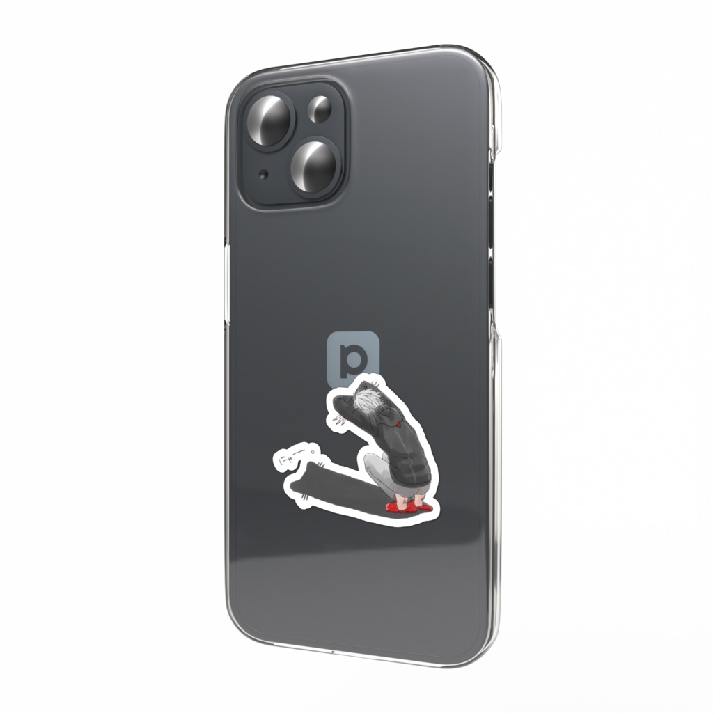 ねこポーズステッカー