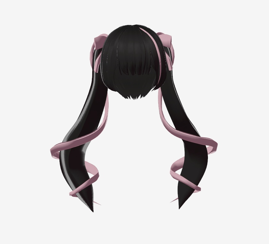 【VRoid用】地雷系ツインテール and 眼帯