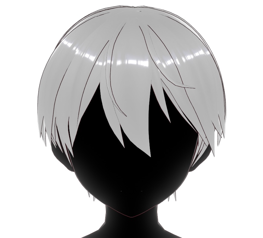 【VRoid用】ショートヘア/short hair