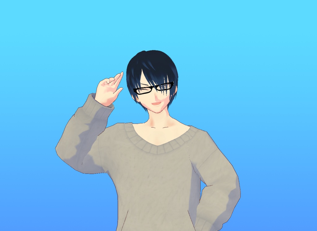 【VRoid正規版】男性ヘアプリセット