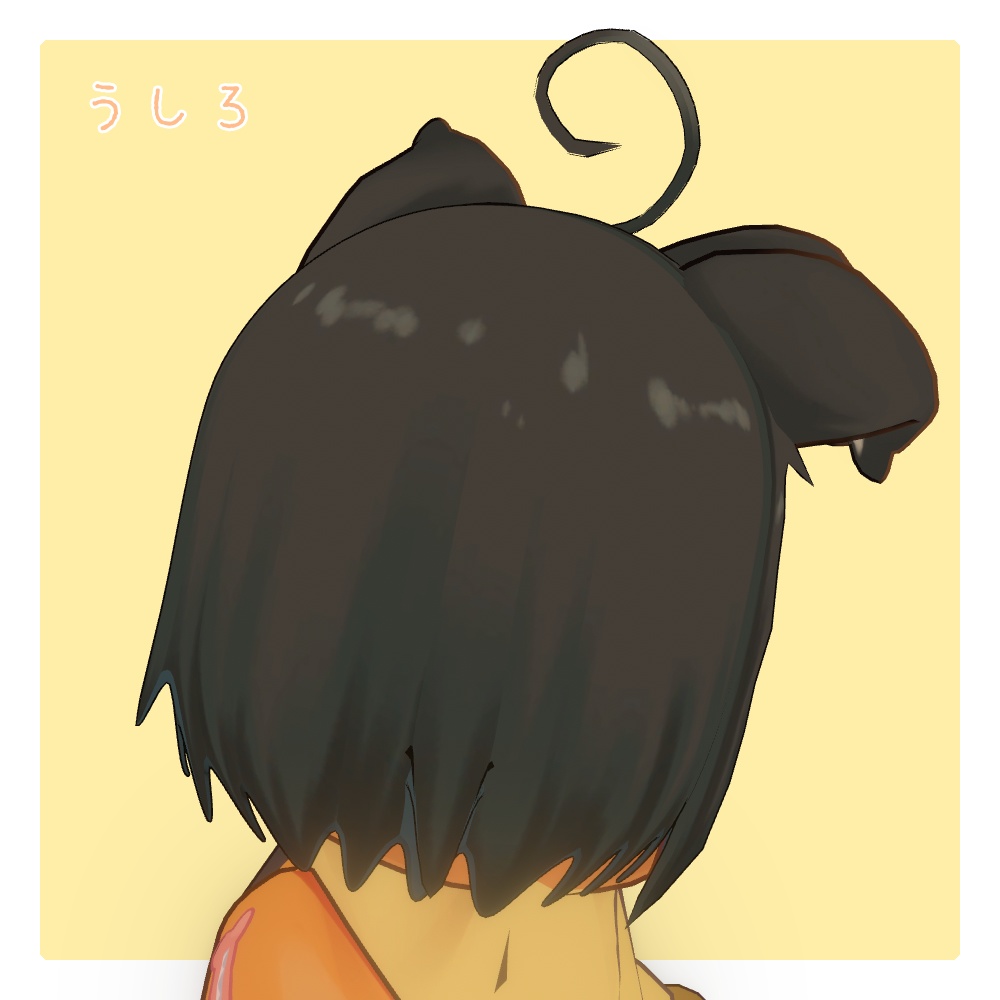 【VRChat想定】まめひなた用おかっぱヘア