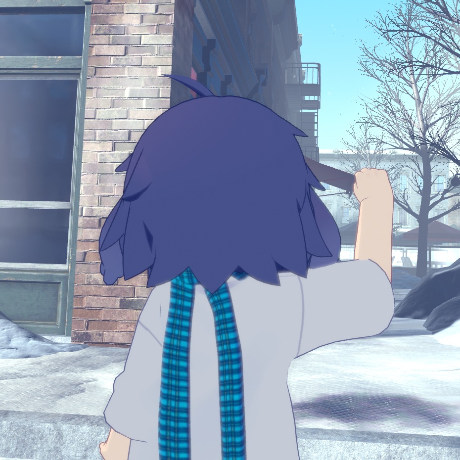 【VRC想定】もふ!ふゆ!マフラー【うささきさん対応】