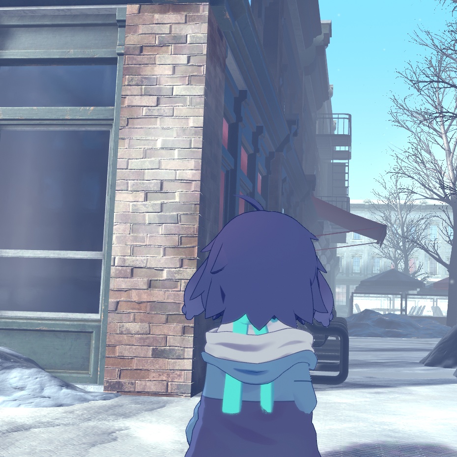 【VRC想定】もふ!ふゆ!マフラー【うささきさん対応】