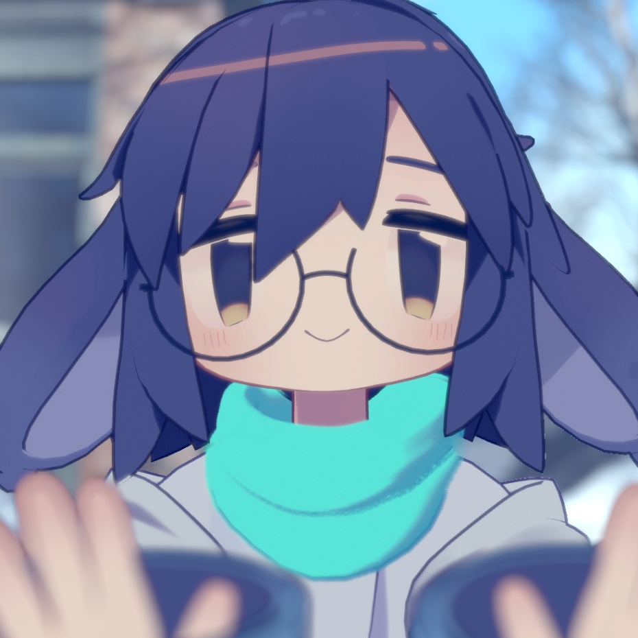 【VRC想定】もふ!ふゆ!マフラー【うささきさん対応】