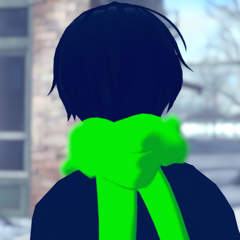 【VRC想定】もふ!ふゆ!マフラー【Dazzle君対応】