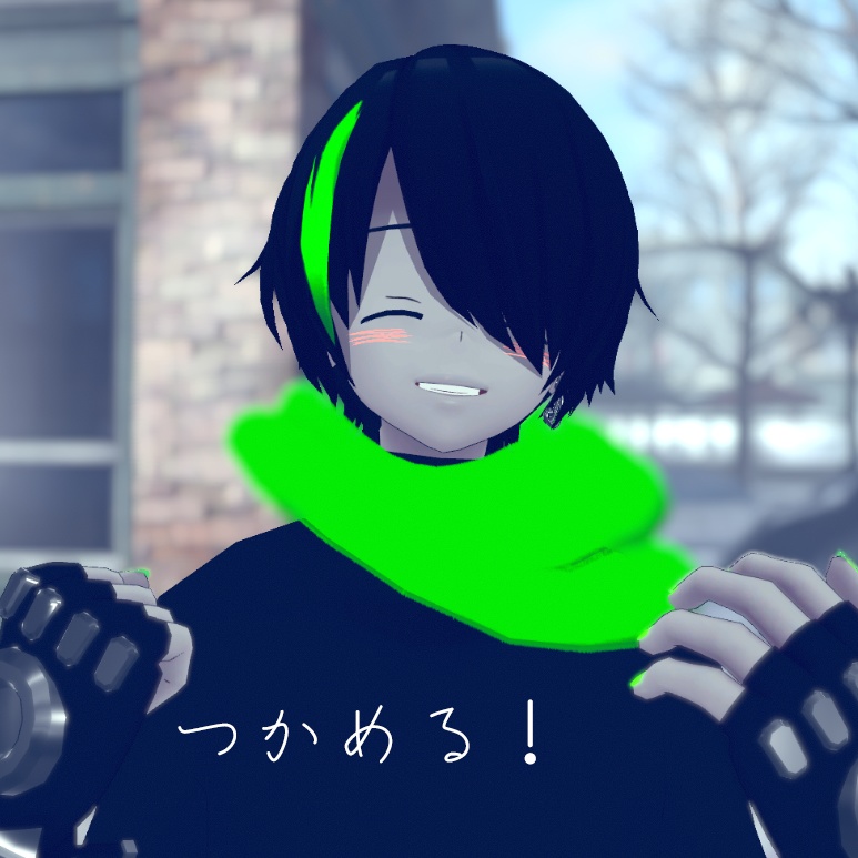 【VRC想定】もふ!ふゆ!マフラー【Dazzle君対応】