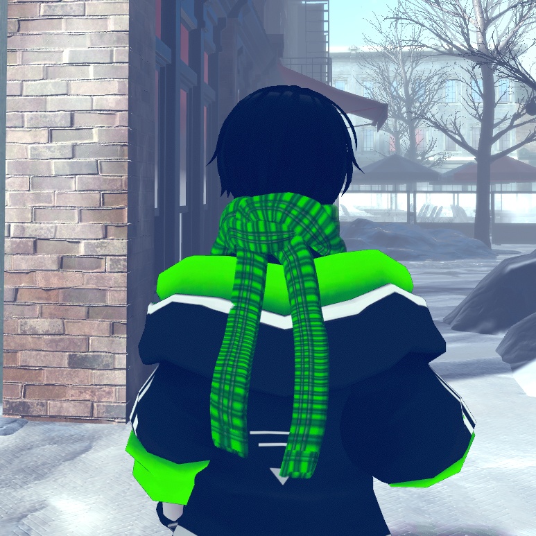 【VRC想定】もふ!ふゆ!マフラー【Dazzle君対応】