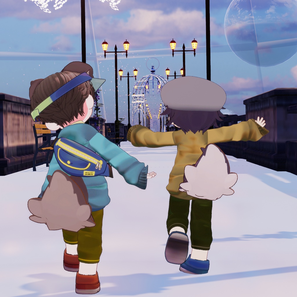 【VRC想定】colorfulbutton【まめひなた対応】