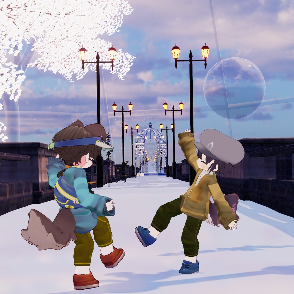 【VRC想定】colorfulbutton【まめひなた対応】