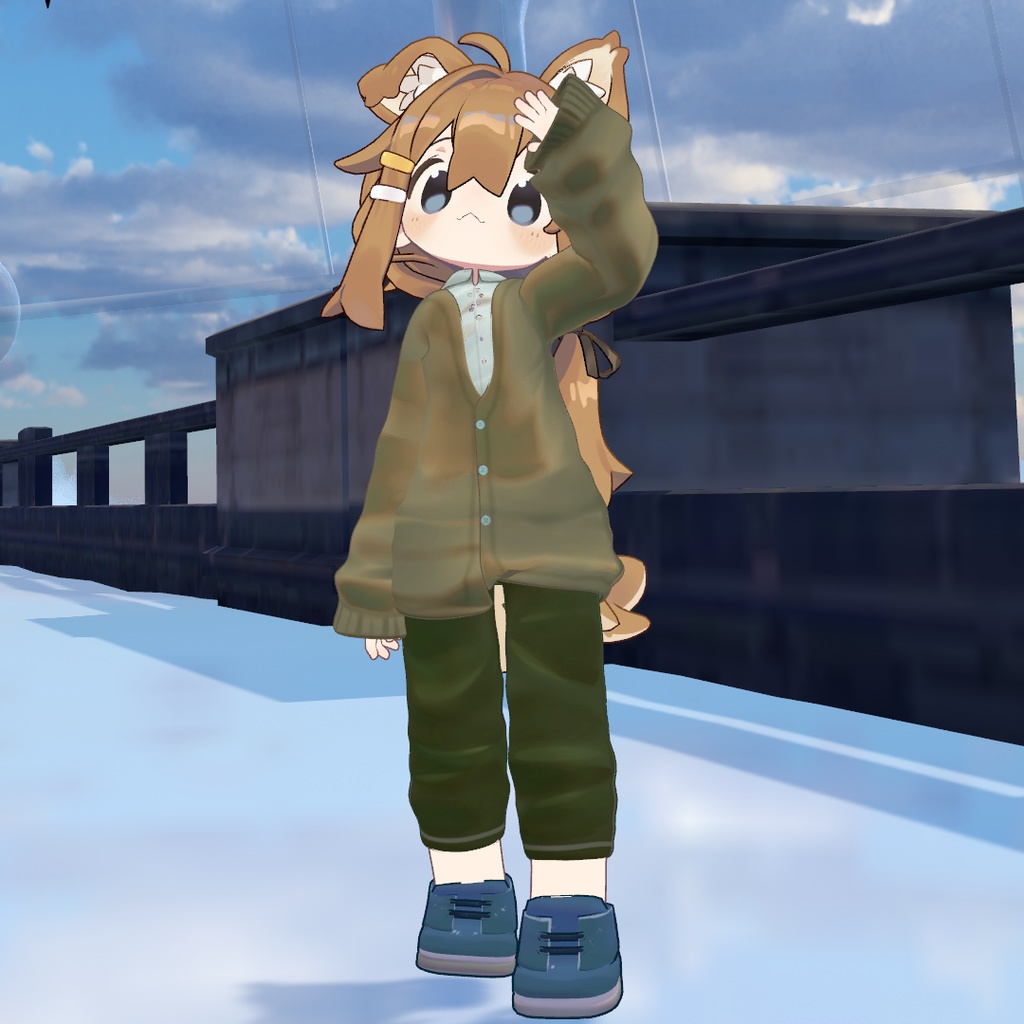 【VRC想定】colorfulbutton【まめひなた対応】