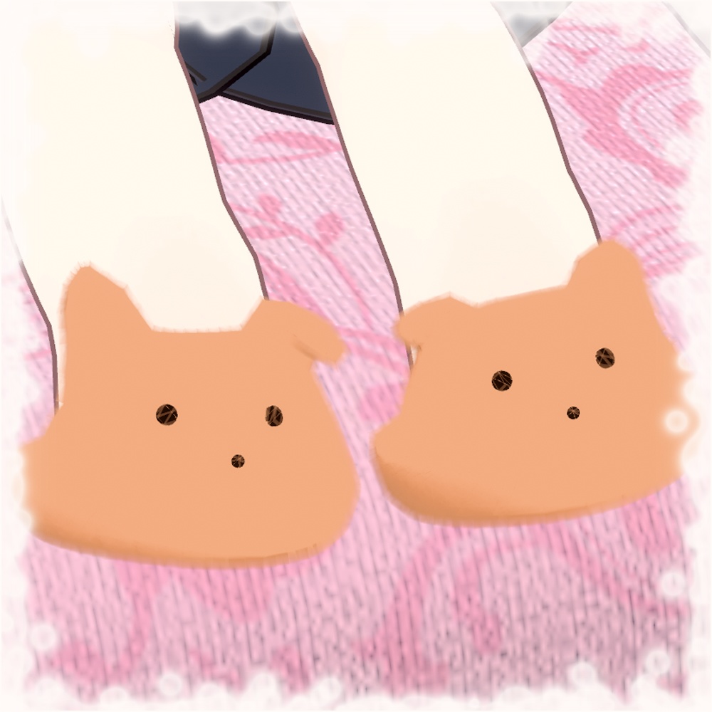 【VRChat想定】わんわんすりっぱ【まめふれんず対応】