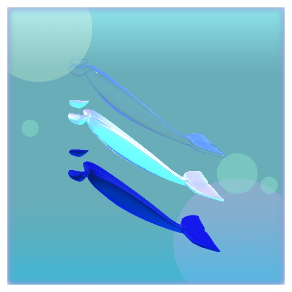 【VRChat想定】どるふぃんている!【いるかしっぽ】