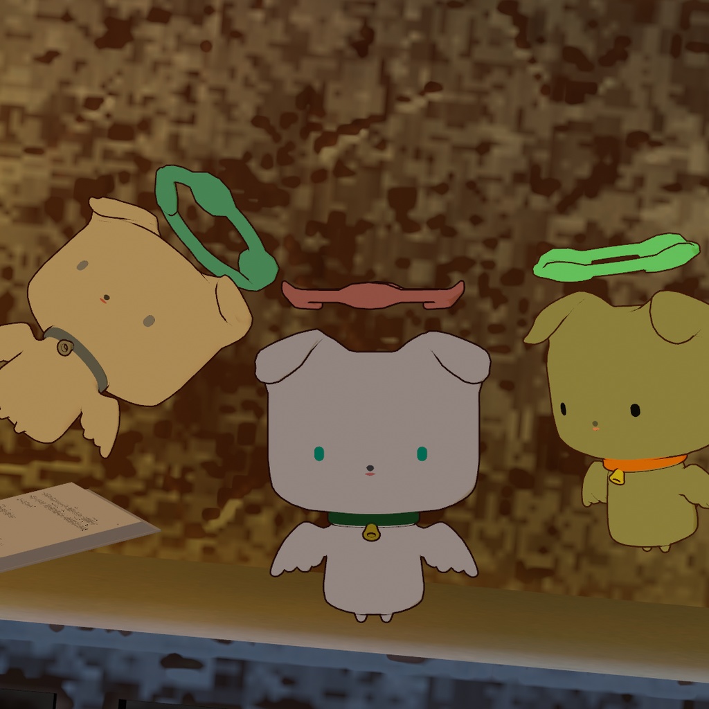 【VRChat想定】てんわん・あくにゃん【アバター】