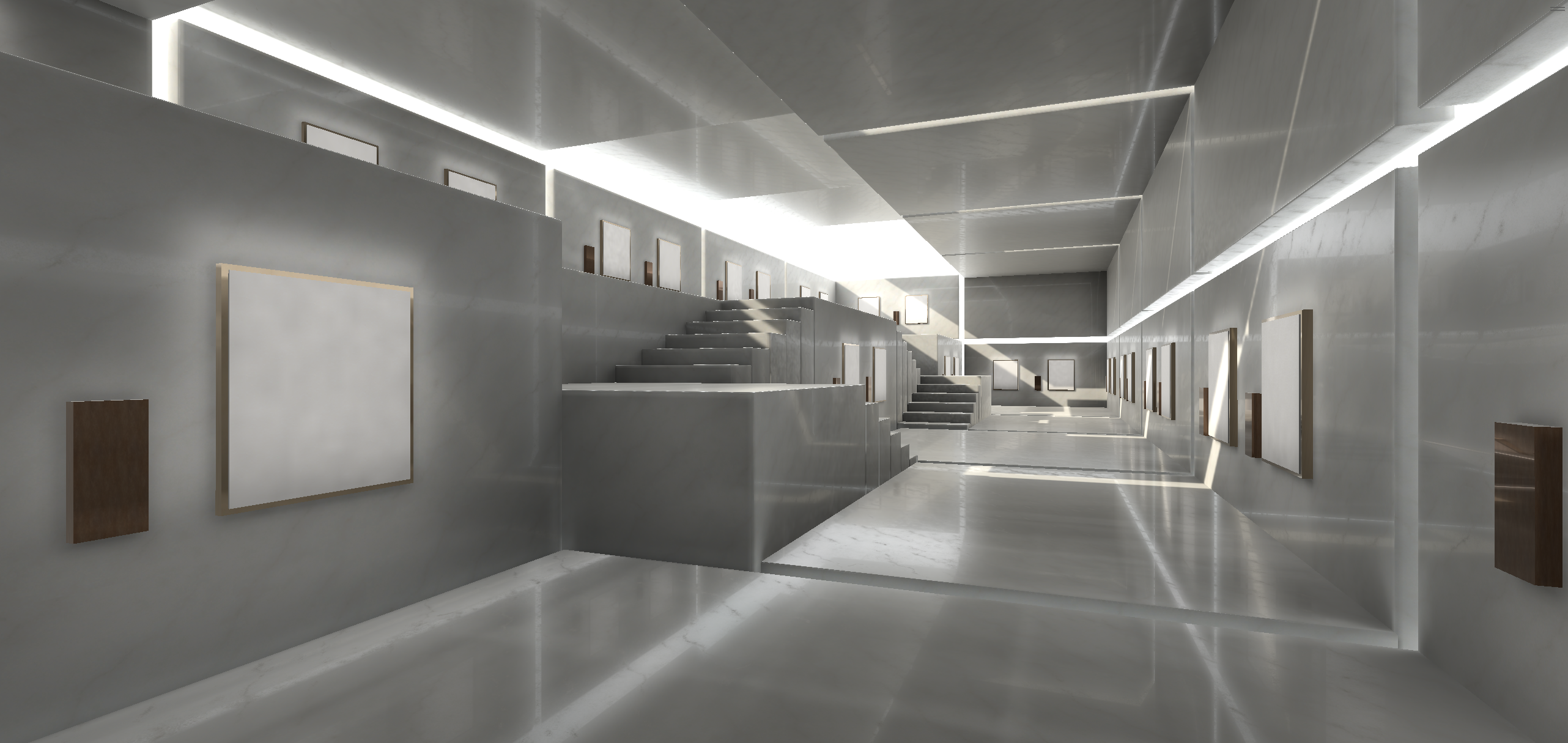 【3Dモデル】cluster向け展覧会ギャラリー3種_Vol.01_Stone_Ver1.00 - Tomo Design Studio ...