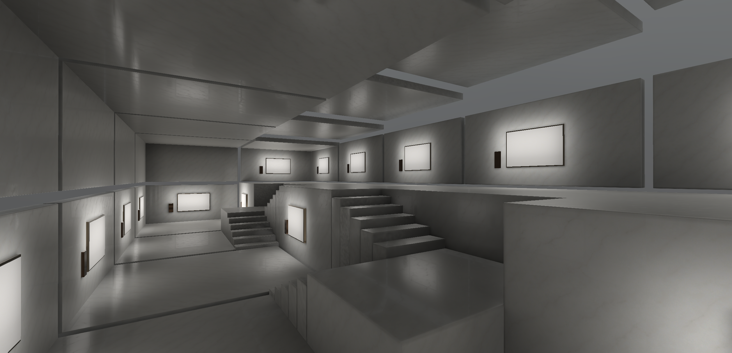 【3Dモデル】cluster向け展覧会ギャラリー3種_Vol.01_Stone_Ver1.00 - Tomo Design Studio ...