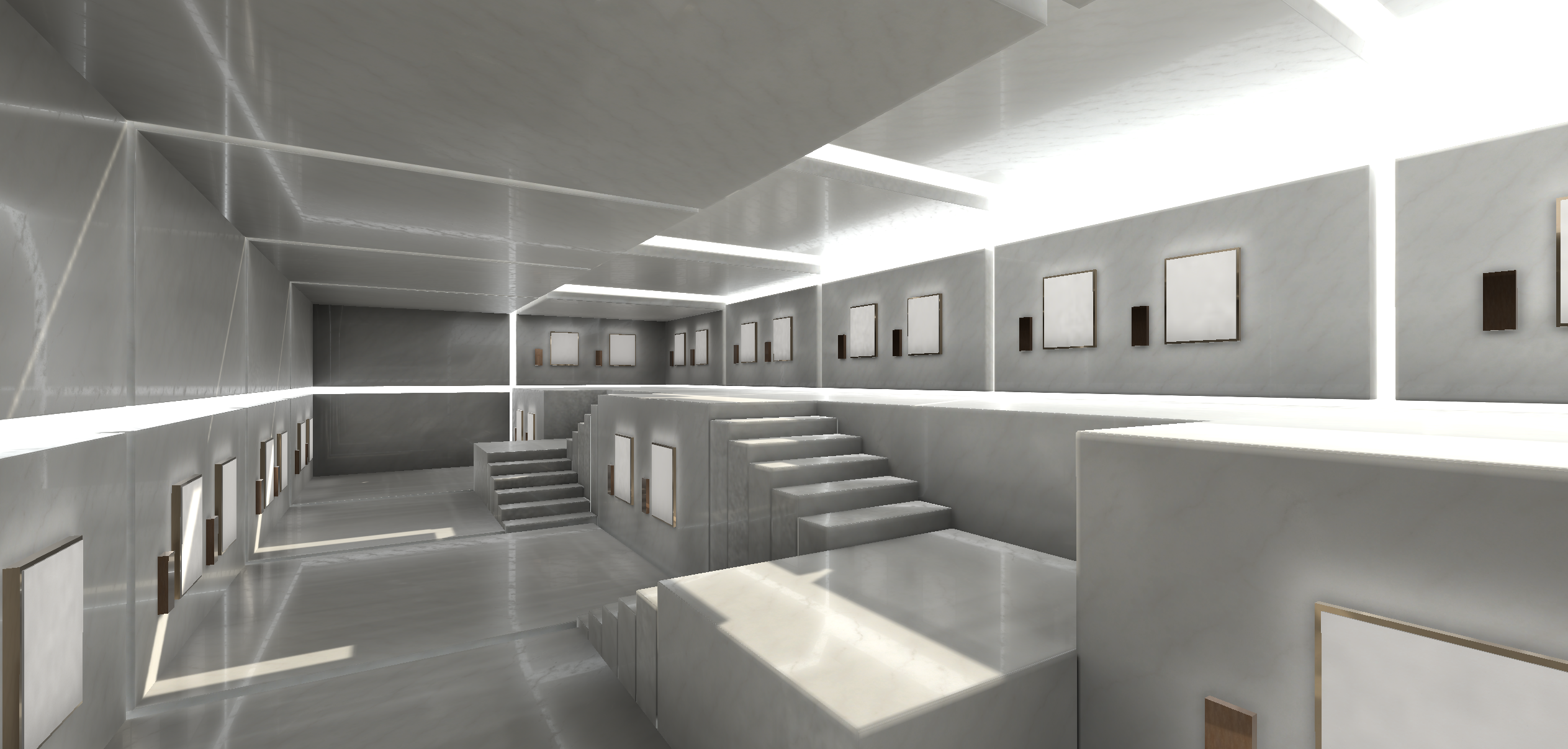 【3Dモデル】cluster向け展覧会ギャラリー3種_Vol.01_Stone_Ver1.00 - Tomo Design Studio ...